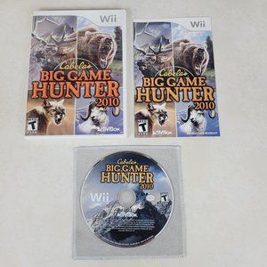 Cabela's Big Game Hunter 2010 (Nintendo Wii, 2009) Complete CIB Tested Works